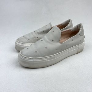 AGL Attilio Giusti Leombruni Italy Studded Slip On Sneaker